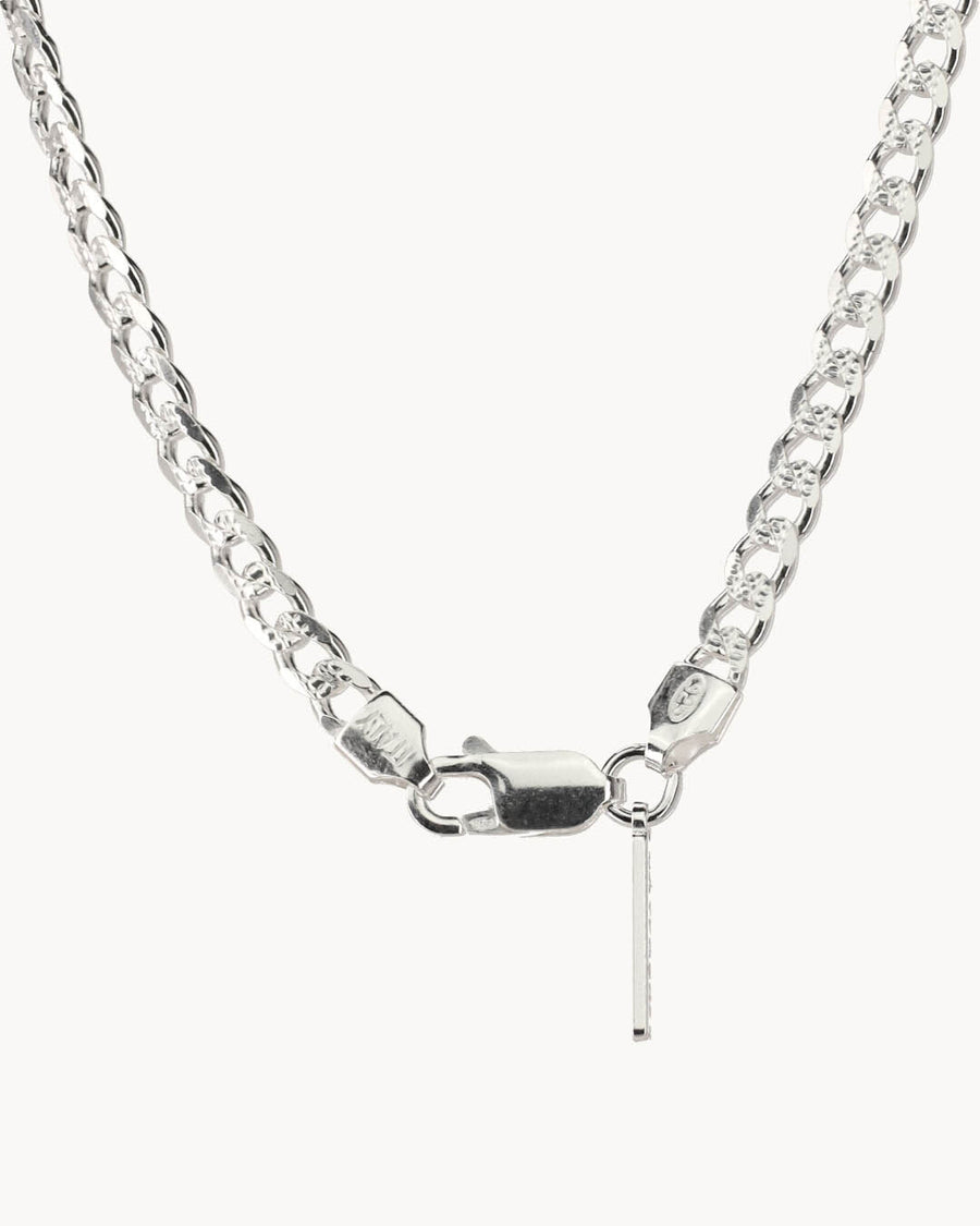 ''CURB PAVE'' CHAIN ​​(925 SILVER)