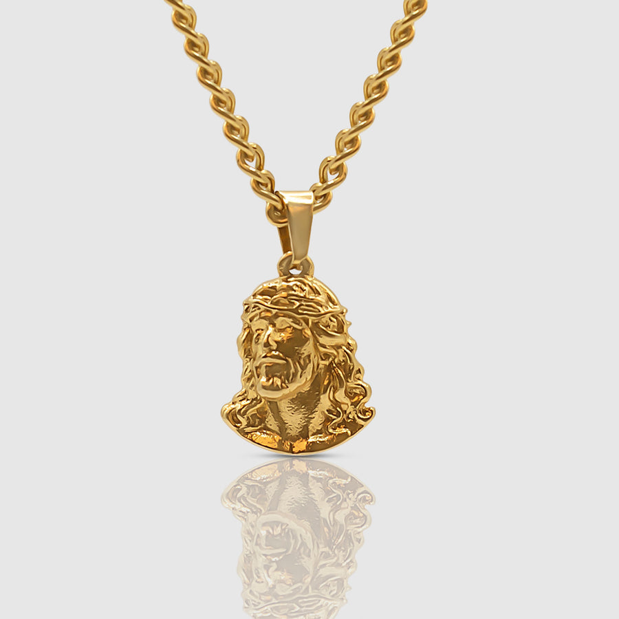 ''JESUS ​​PIECE'' NECKLACE (STAINLESS STEEL 18K GOLD)